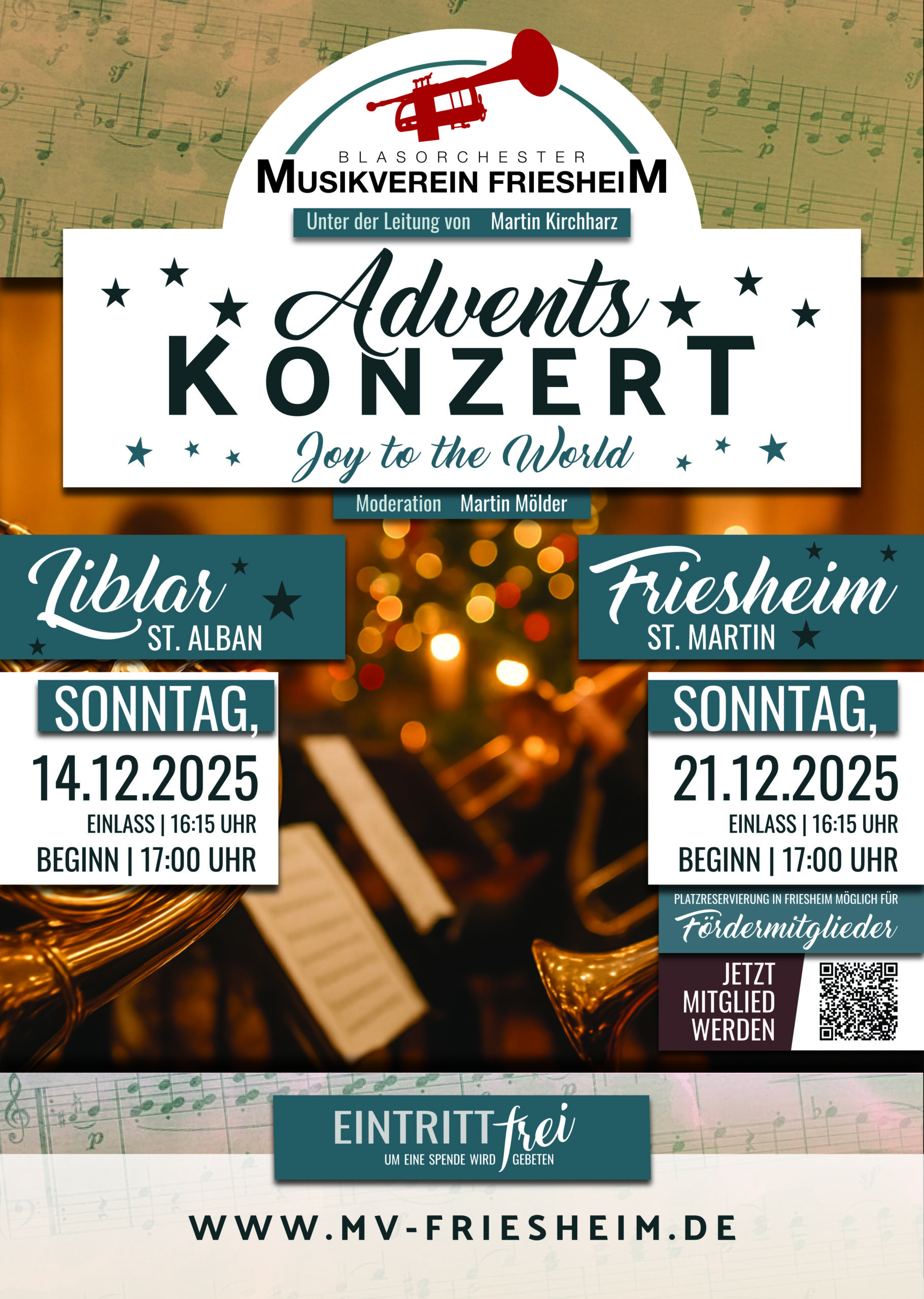 Adventskonzerte 2025 – „Joy to the World“